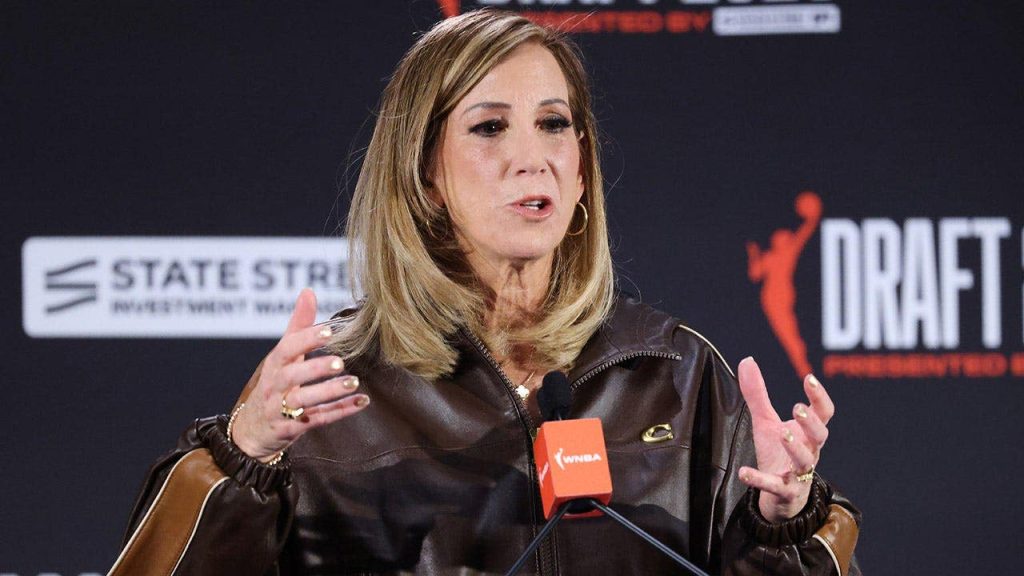 Host says WNBA Commissioner Cathy Engelbert called off interview as Caitlin Clark issue grows.