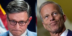 House Republicans attach SAVE Act to important funding bill, shifting the responsibility for success onto Thune and his team.