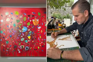 Hunter Biden continues to price his artworks at $54,000.