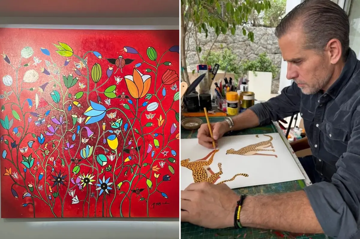 Hunter Biden continues to price his artworks at $54,000.
