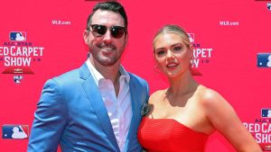Icons Justin Verlander and Kate Upton attend one final All-Star Game red carpet event