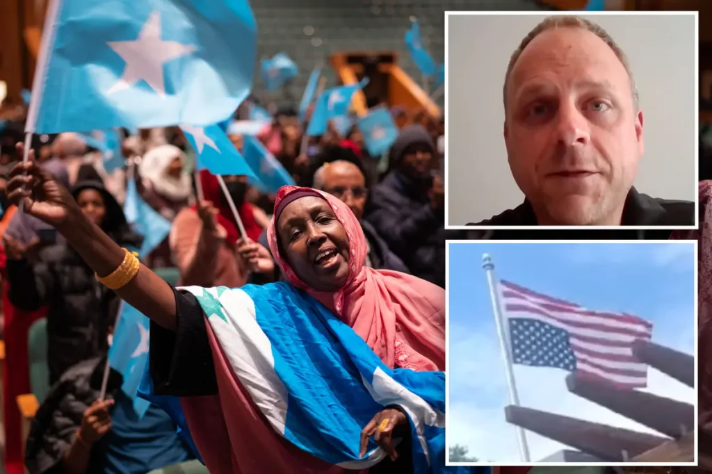 Inverted American flag at Somali celebration in Minnesota causes turmoil in the community