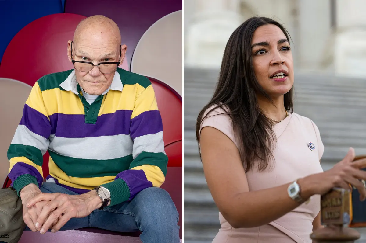 James Carville suggests AOC has no chance of winning the Democratic presidential nomination.