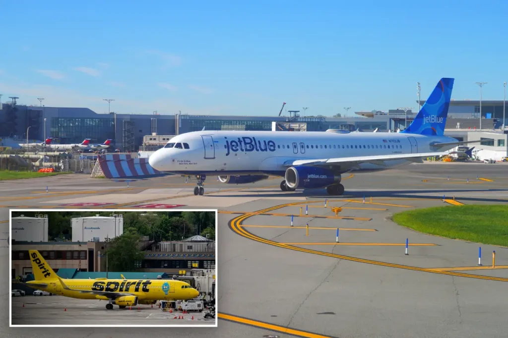 JetBlue secures valuable slots at LaGuardia Airport in New York from Spirit Airlines, according to a report.