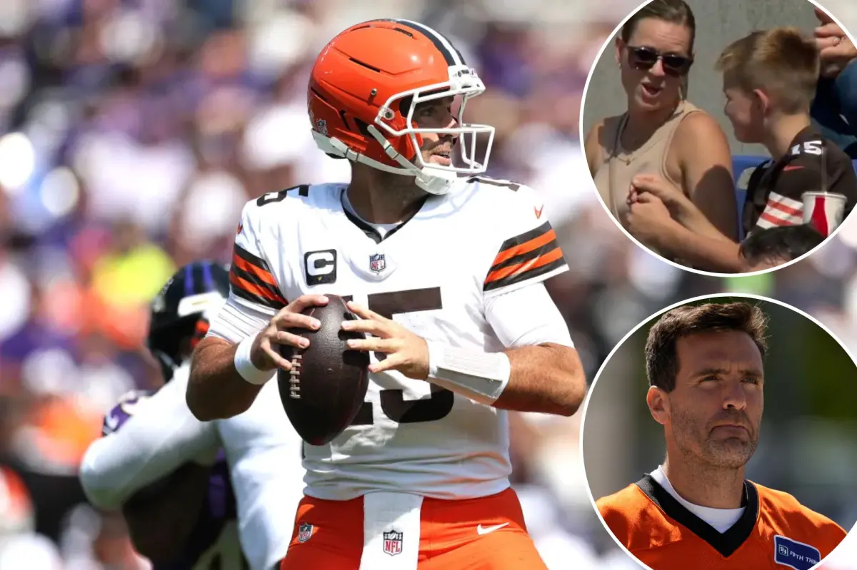 Joe Flacco's son put him on the bench in fantasy football