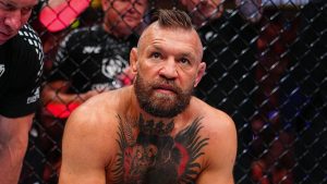 Joe Rogan claims McGregor injured his ACL with a 'wild' jumping roundhouse kick.