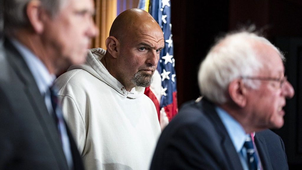 John Fetterman states that a change in stance against Israel might lead him to leave the Democratic Party.