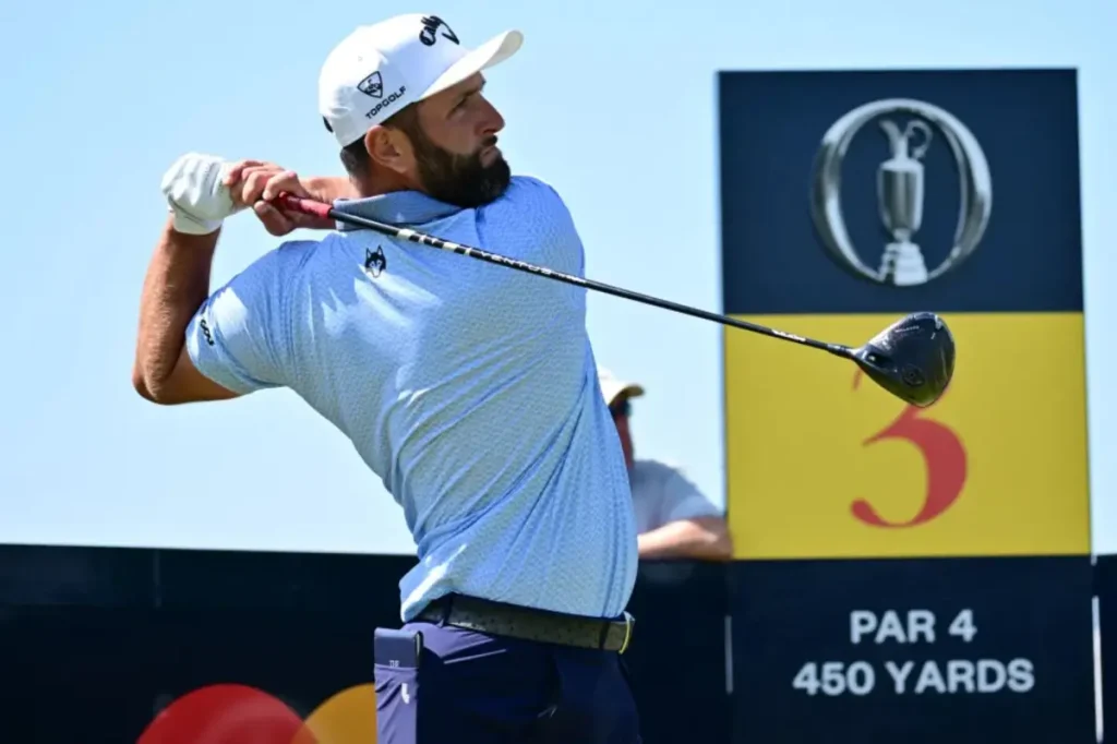 Jon Rahm adopts a careful strategy as he aims for success at the British Open