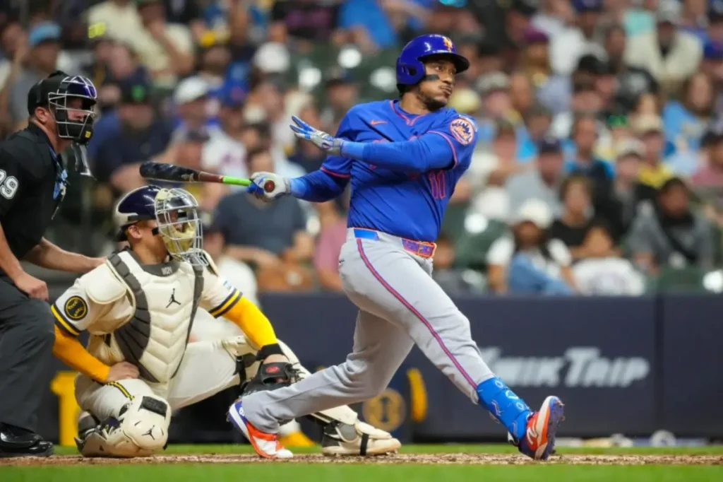 Jorge Polanco of the Mets is concentrating on improving his skills at first base.
