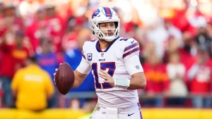 Josh Allen expresses desire to join Team USA for flag football at the 2028 Olympics.