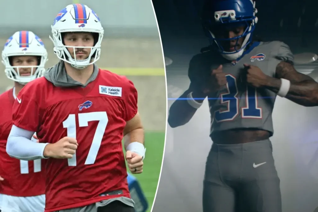 Josh Allen urges everyone to 'stop disliking' the alternate Bills jerseys