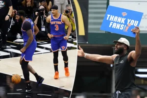 Josh Hart from the Knicks is already moving past the signing of Mitchell Robinson by the Celtics.
