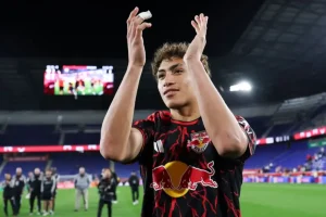 Julian Hall of the Red Bulls selected for the MLS All-Star team