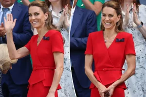 Kate Middleton catches attention in red at Wimbledon 2026