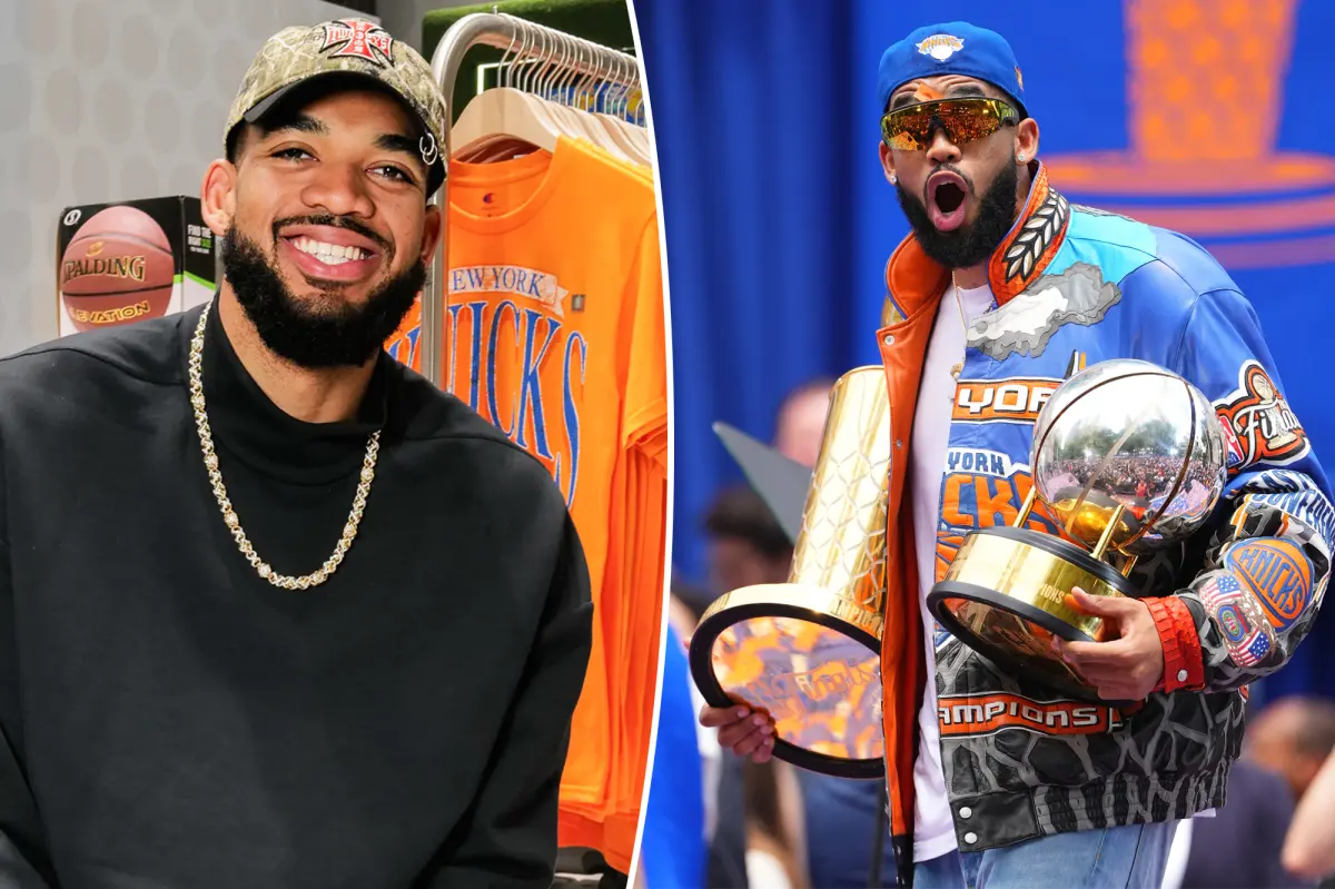 Knicks beloved player Karl-Anthony Towns promoting his book after a remarkable NBA championship season