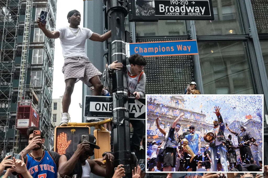 Knicks' 'Champions Way' sign may be up for auction by NYCDOT