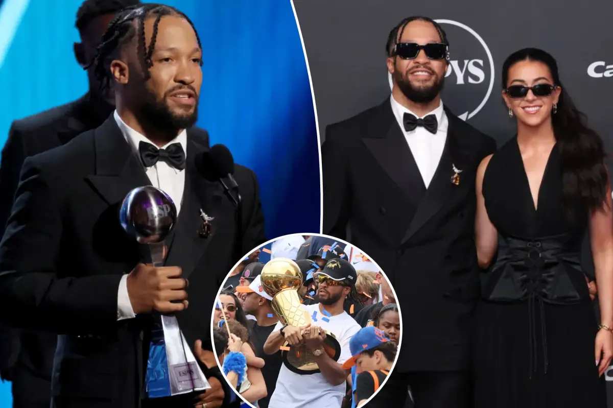Knicks player Jalen Brunson receives two ESPY Awards