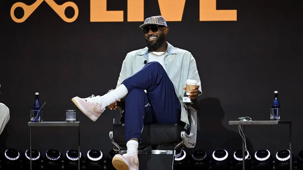 LeBron James addresses speculation about the 76ers following his 'trust the process' remark.