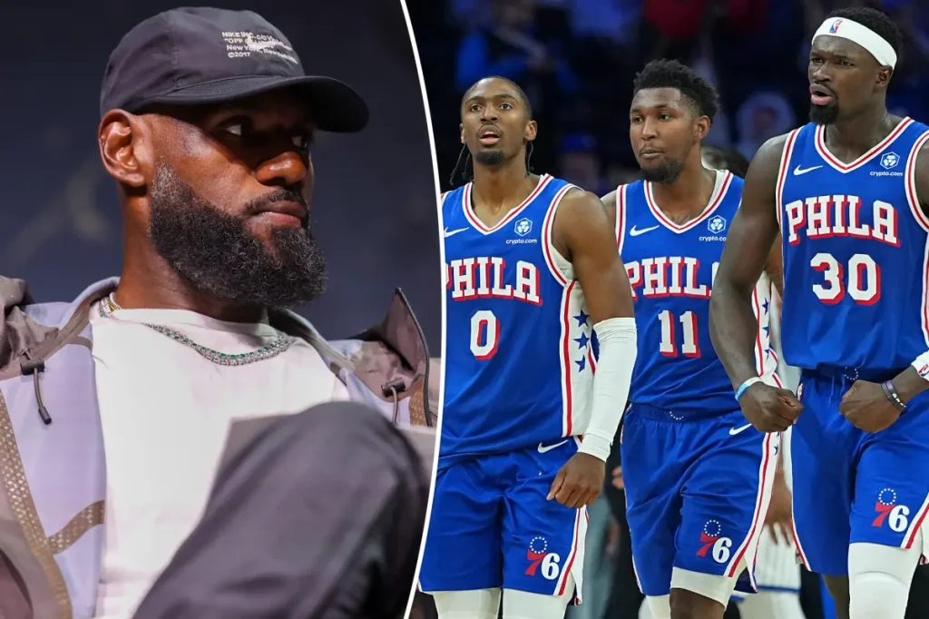 LeBron James remains uncertain about his next signing after recent 'trust the process' remarks.