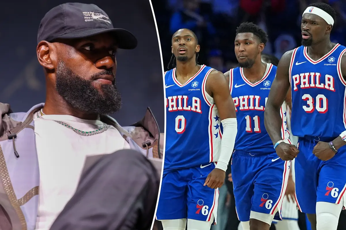 LeBron James remains uncertain about his next signing after recent 'trust the process' remarks.