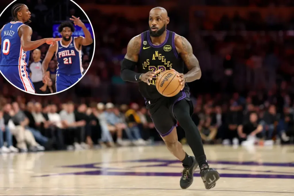 LeBron James signs with the 76ers after departing from the Lakers