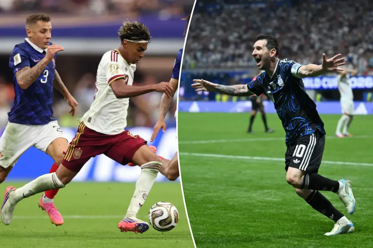 Lionel Messi and Lamine Yamal clash in World Cup final between Argentina and Spain
