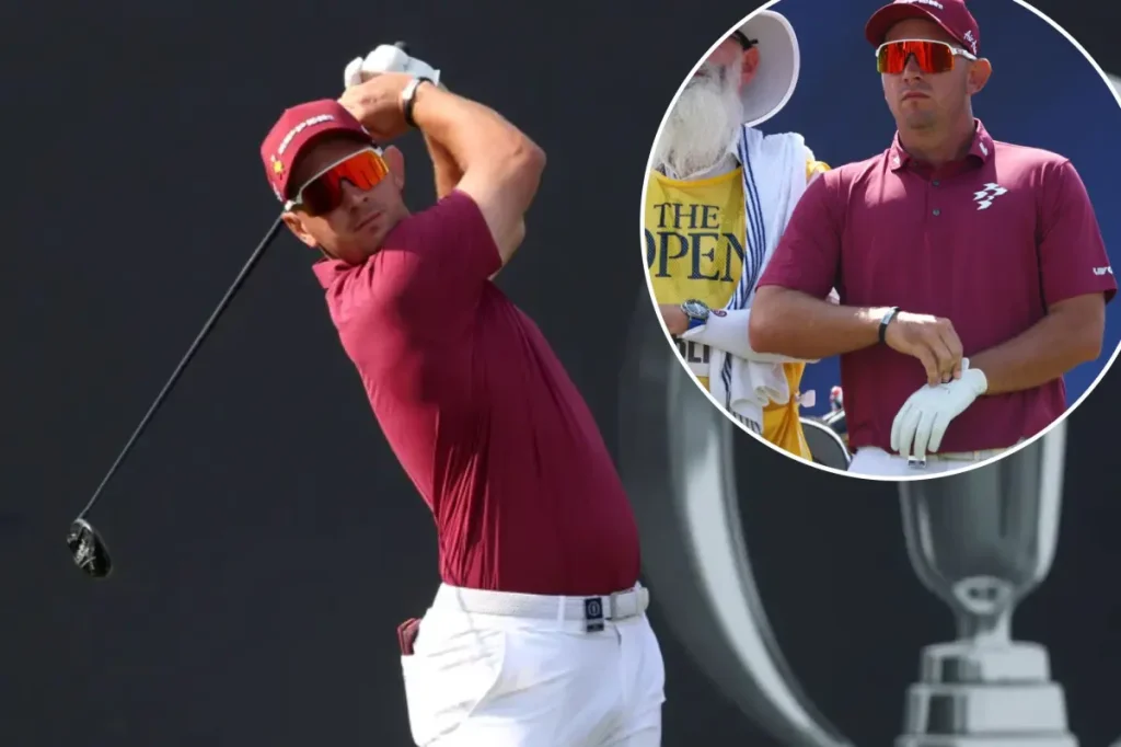 Lucas Herbert takes the lead at the British Open while missing a historic achievement.