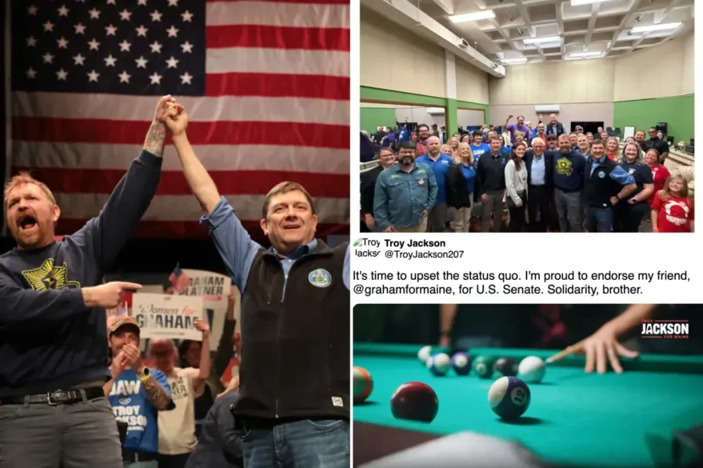 Maine Democratic Senate candidate Troy Jackson removes social media posts supporting Graham Platner.