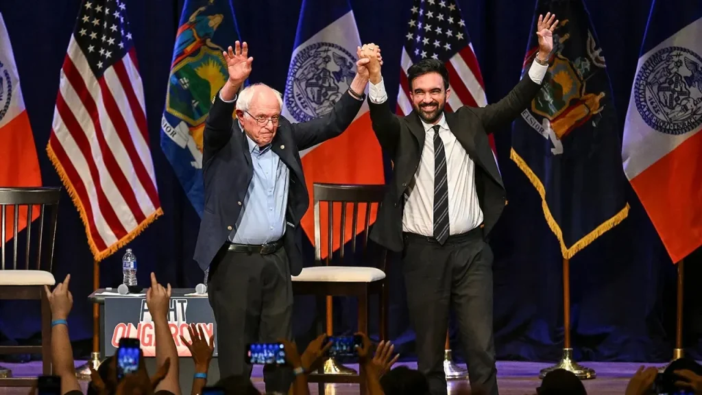 Mamdani says the Democratic Party is controlled by wealthy interests.