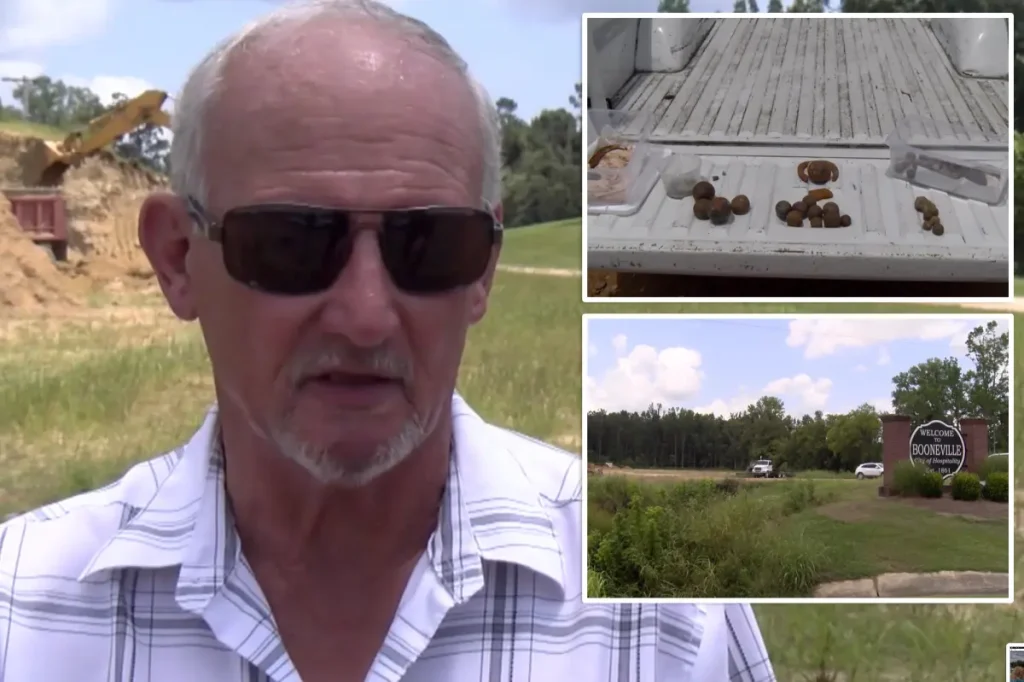 Man finds over 200 cannonballs from the Civil War on his land