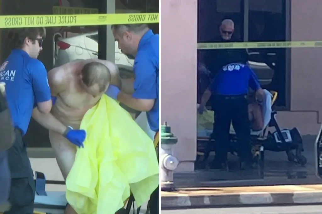 Man found without clothes hiding in ceiling of Fresno plasma center fights against arrest
