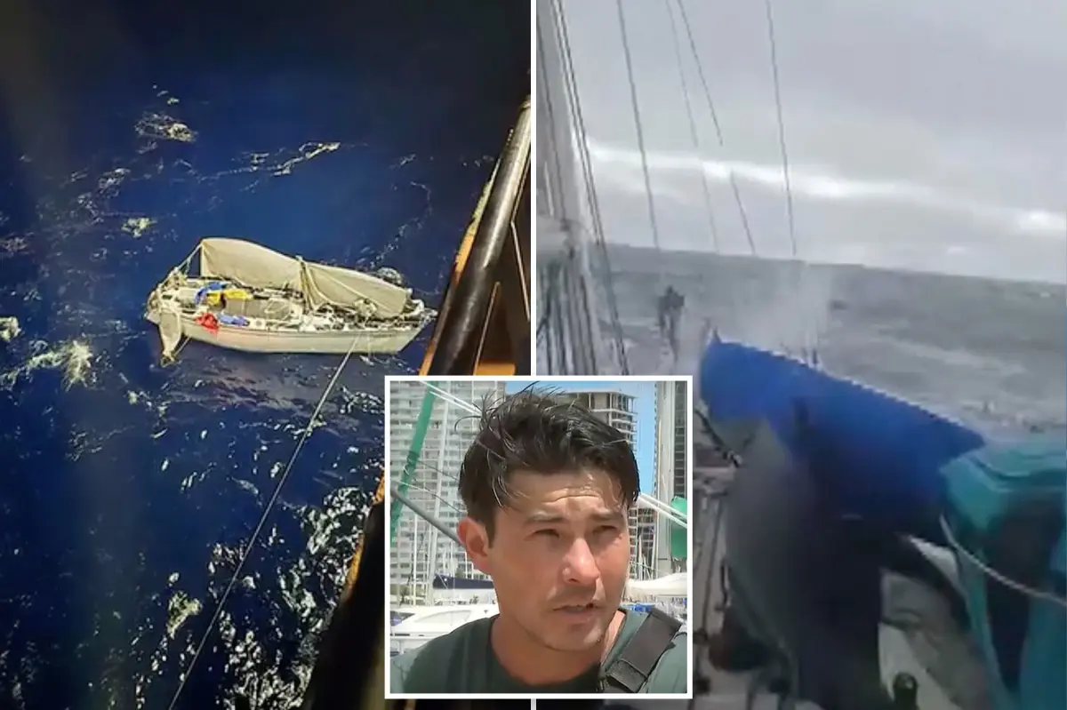 Man in California stuck on sailboat manages to survive a month at sea
