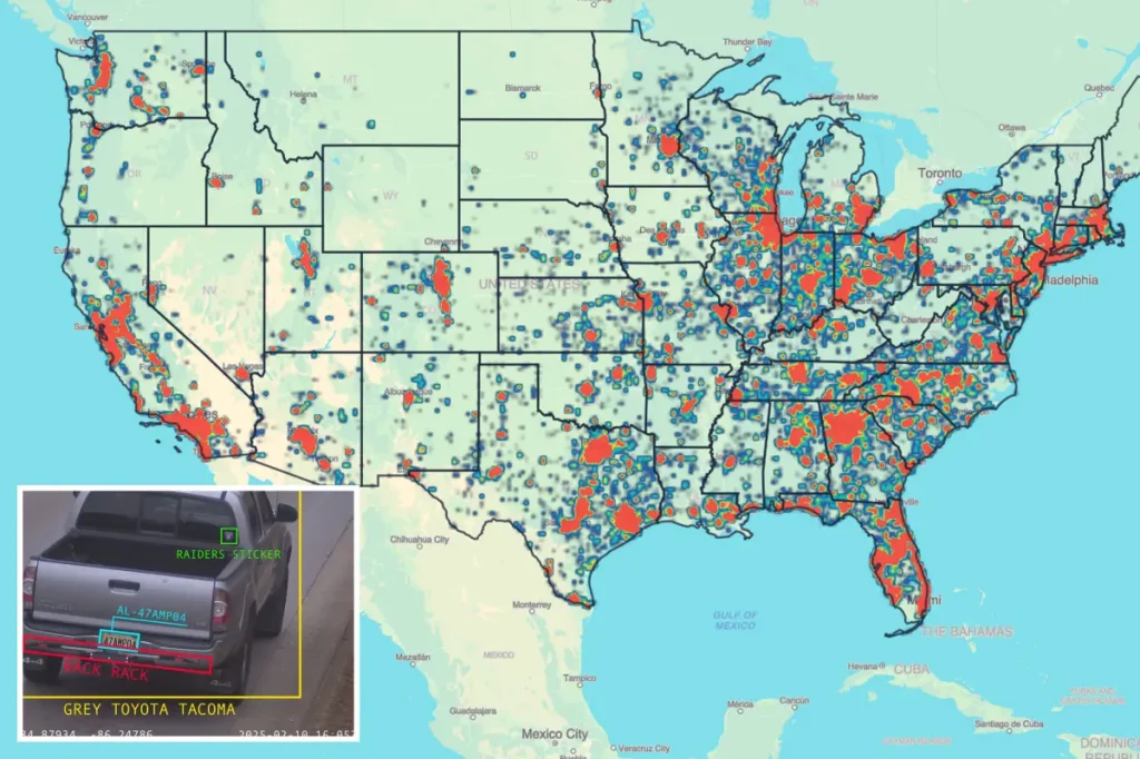 Map reveals surprising locations of Flock camera surveillance in California