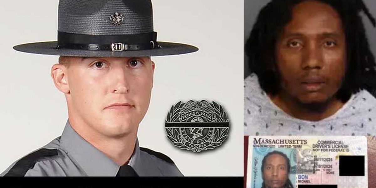 Massachusetts challenged the regulation that would have allowed the suspect in the Pennsylvania trooper's death to remain on the road.