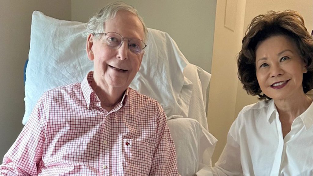 McConnell discloses that a post-polio issue led to his fall and hospital visit