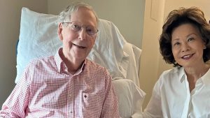 McConnell discloses that a post-polio issue led to his fall and hospital visit