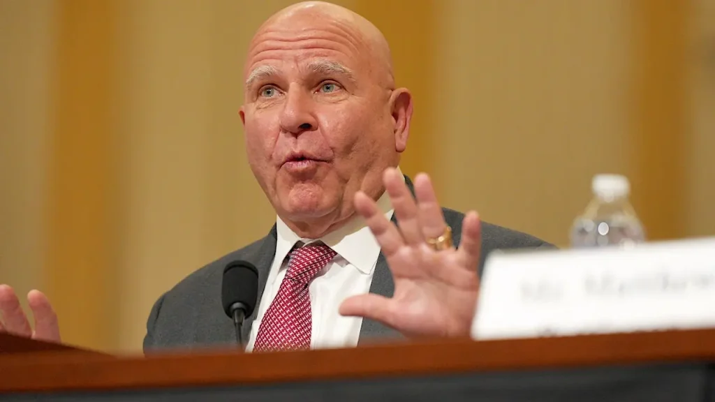 McMaster states that US counterintelligence is significantly falling behind China and Russia.