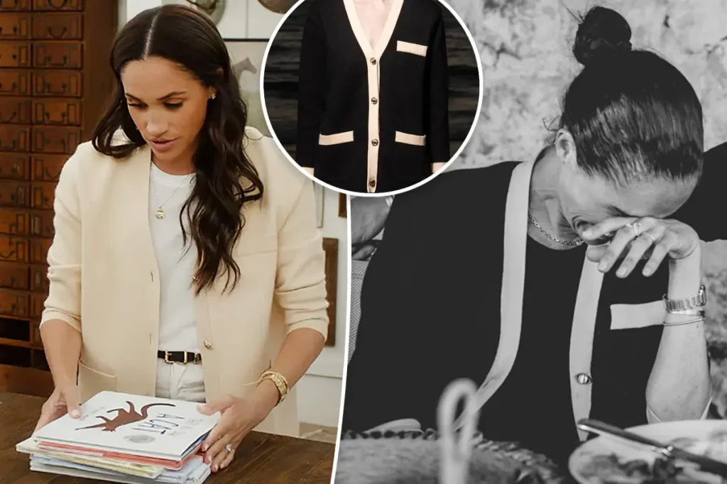 Meghan Markle's Heidi Merrick cardigan is available at half price.