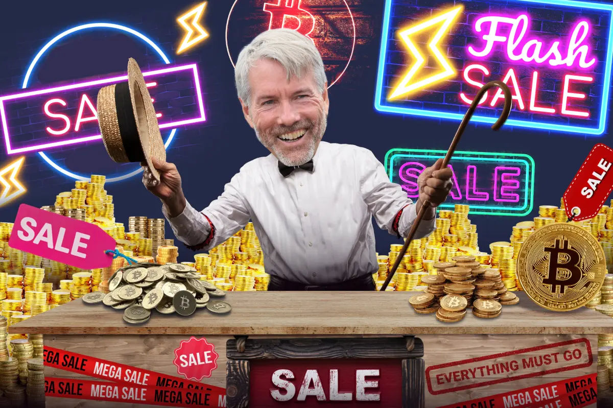 Michael Saylor's recent Bitcoin sales concern cryptocurrency investors