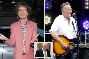 Mick Jagger believes fans are not interested in political talks following Bruce Springsteen's criticism of Trump.