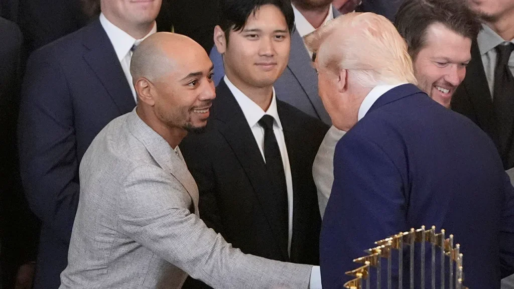 Mookie Betts is the newest Dodgers player to miss the White House visit, emphasizing that it's not a political statement.