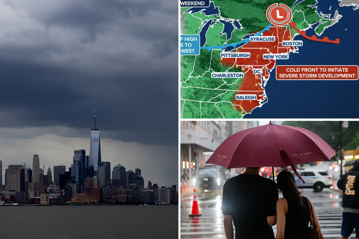 More than 90 million Americans face serious weather risks as powerful storms aim for the East Coast this weekend.
