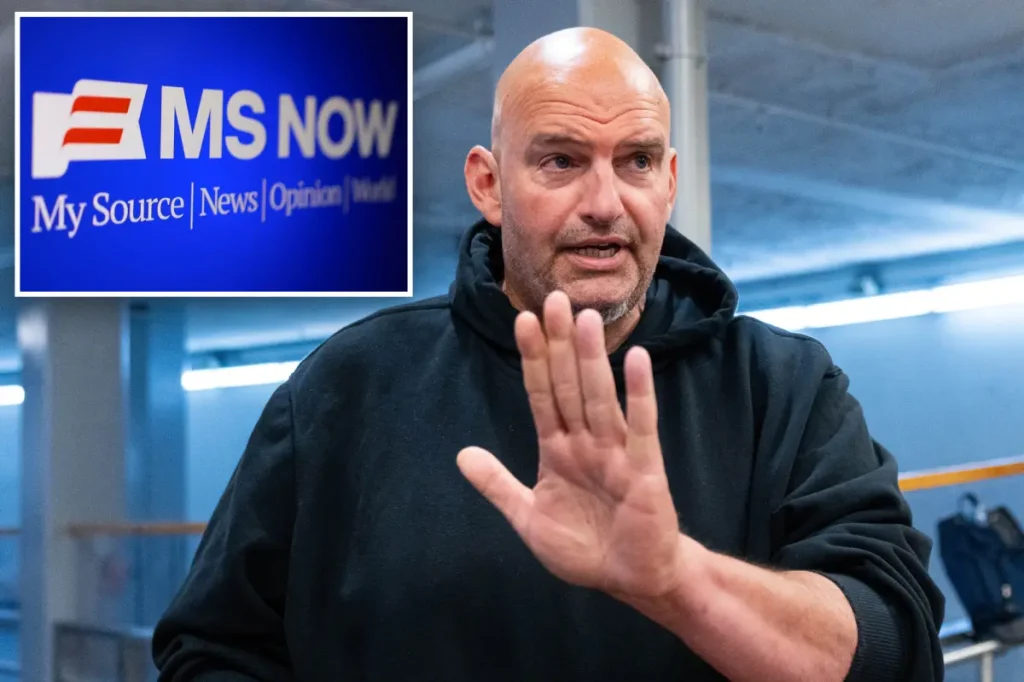 MS NOW refutes John Fetterman’s assertion that they won't extend an invitation to him.