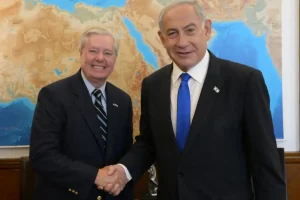Netanyahu describes his last discussion with Lindsey Graham, stating the senator questioned his effort to stop aid to Israel.