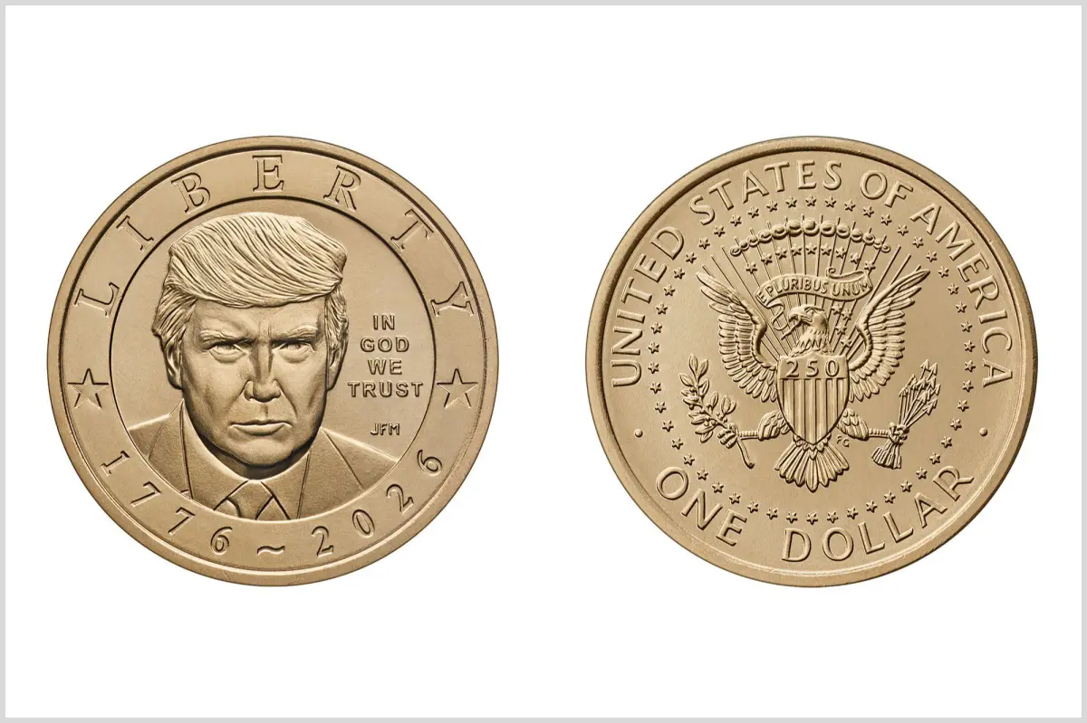 New $1 Trump coin revealed for the 250th anniversary: Production to begin soon