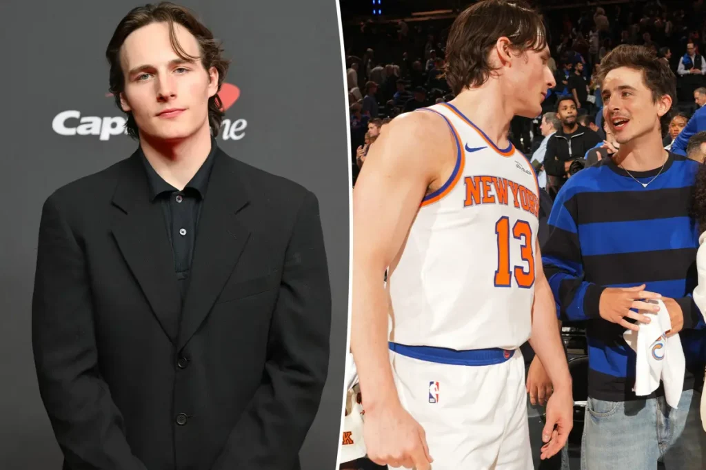 New York Knicks player Tyler Kolek shares the celebrity he hopes to see in the front row.