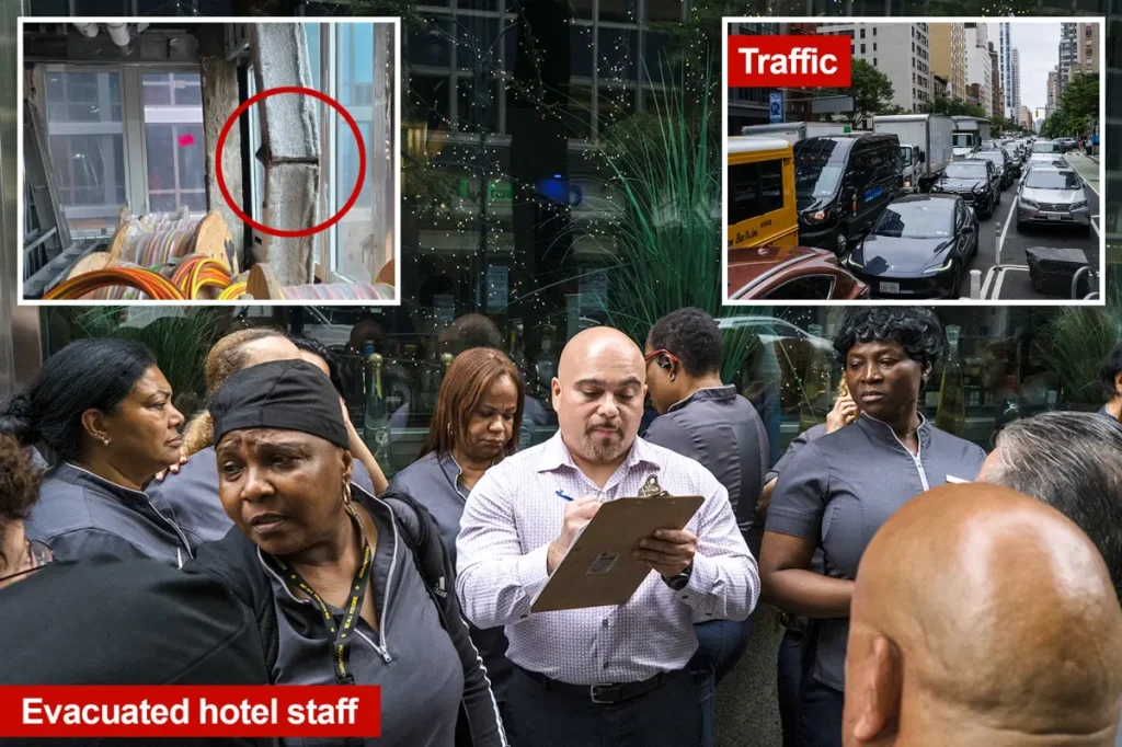 New York's 'frozen zone' around unstable high-rise leaves many stuck