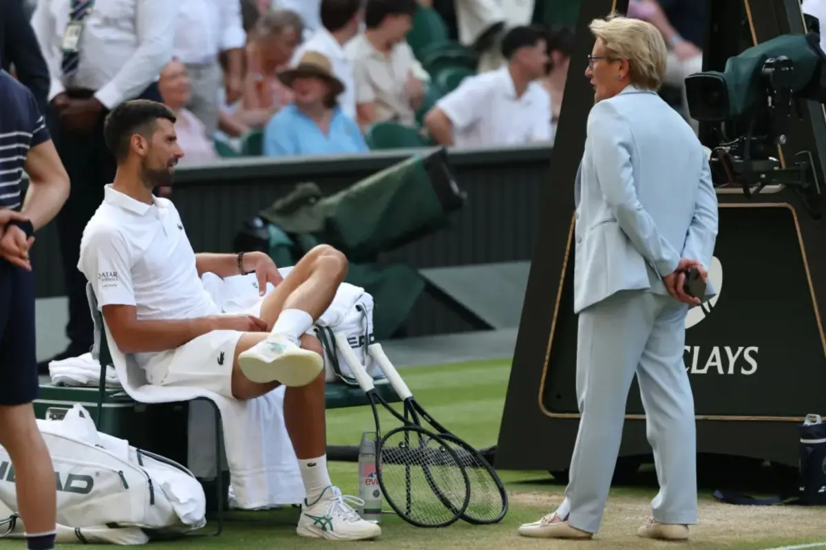 Novak Djokovic clashes with Wimbledon chief over roof issues during intense victory
