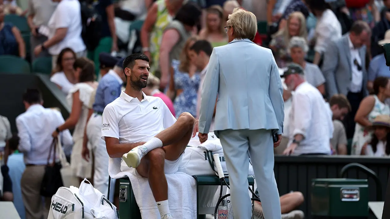 Novak Djokovic disputes with Wimbledon official about the roof during thrilling victory