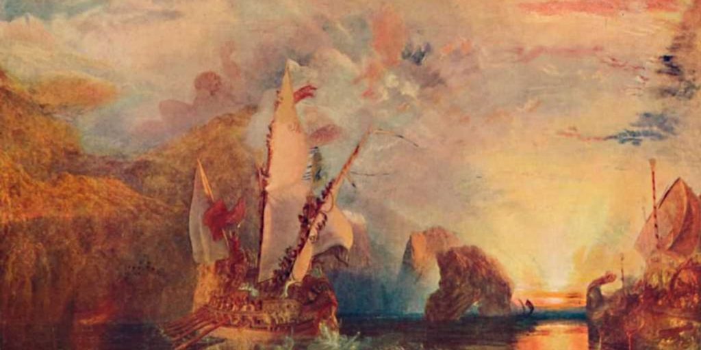 Odysseus heads west with no other options available